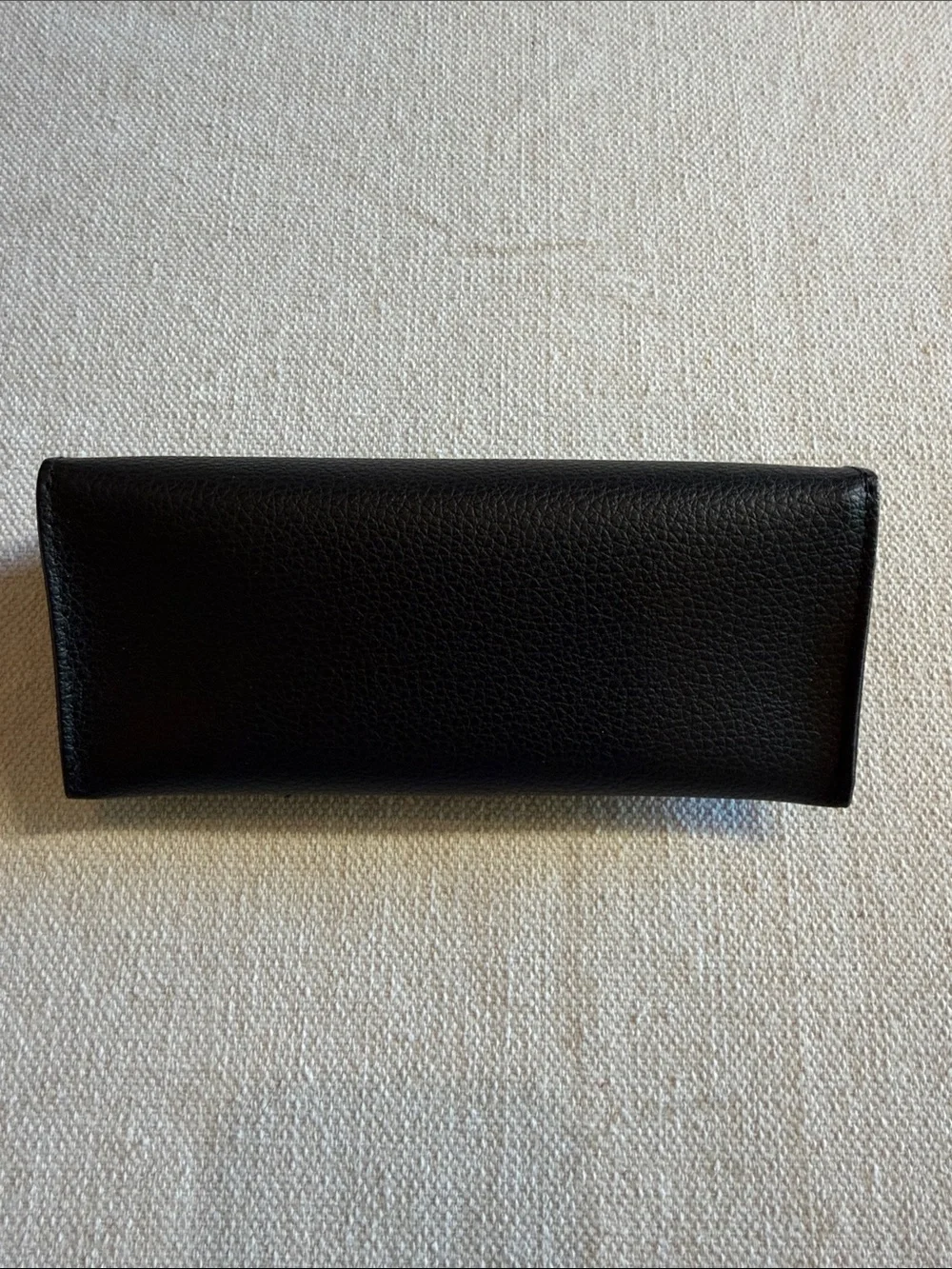 GUESS Black Faux Pebbled Leather Sunglasses Case NWOT